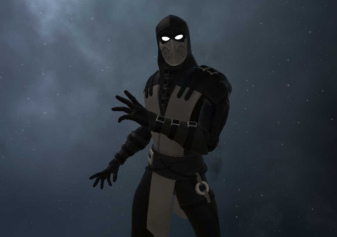 Mortal Kombat - Klassic Smoke (Fullbody, 1 Texture, Quest Compatible, Dynamicc Bones)