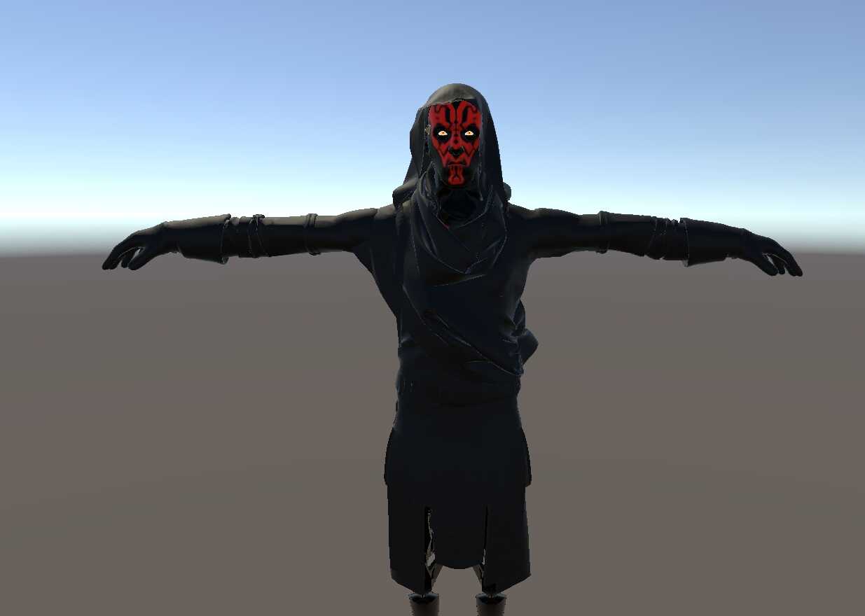 Star Wars Rebels - Darth Maul Hooded (Fullbody, Visemes, Eye Tracking, Lightsaber)