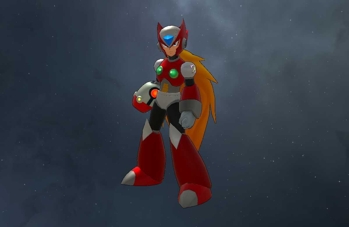 Mega Man X Custom - Classic MK1 Zero (Fullbody, Eye Tracking, Visemes, Dynamics, Buster Toggle, 2 Tex, Emmission)