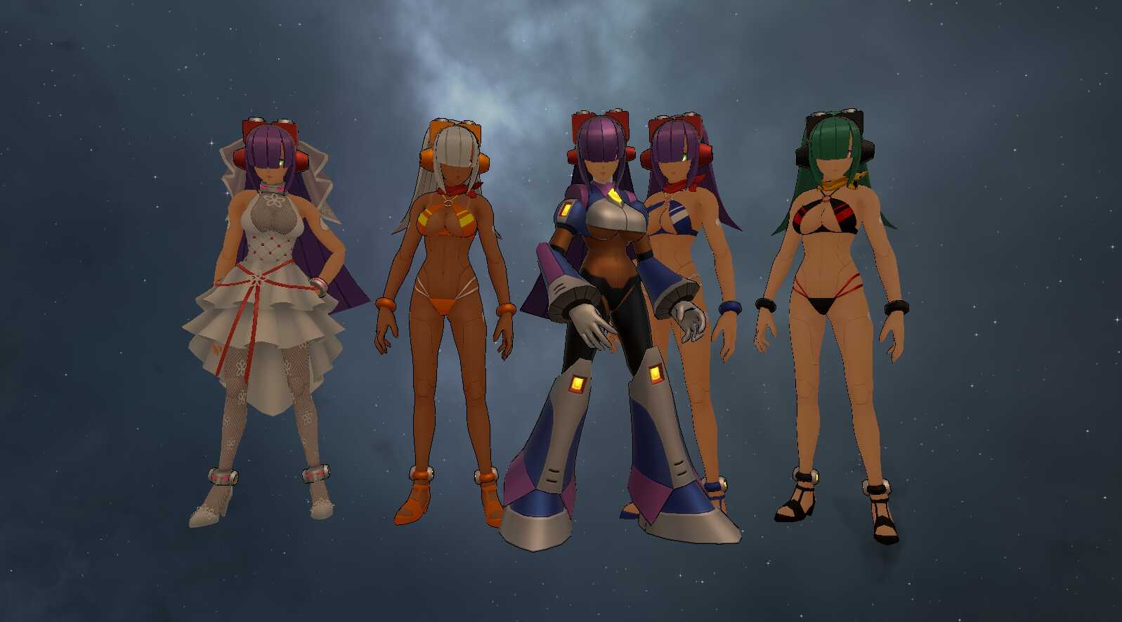 Mega Man X - Layer (5 Outfits, Full Body, Visemes, Emmission, 31K polys, Dynamic Bones)