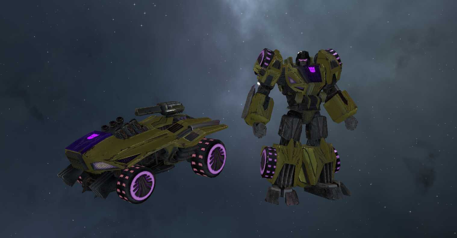 Transformers: Fall Of Cybertron - Swindle (Visemes, Full Body, 2 Textures, Emmission, Transformation, Avatar 3.0)