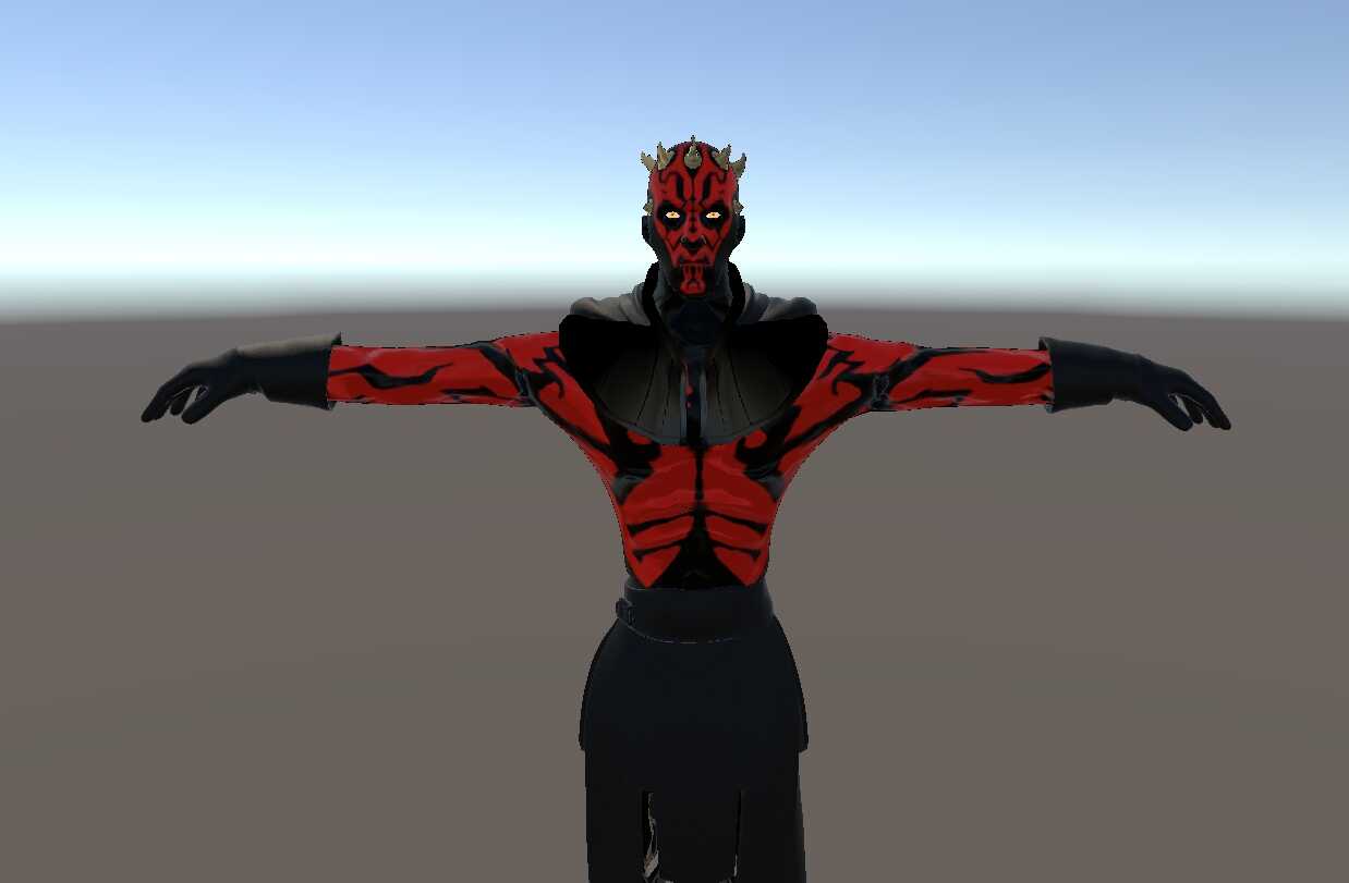 Star Wars Rebels - Darth Maul (Fullbody, Eye Tracking, Visemes, Lightsaber)