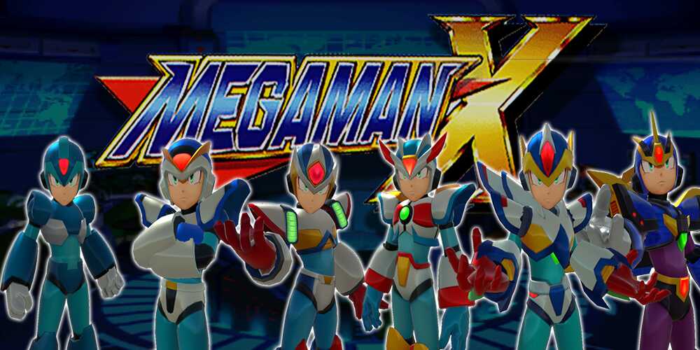 Mega Man X1 - X8 - ALL ARMOR SETS IN ONE (Avatar 3.0, 1 Texture, Full Body, Emmission, Visemes, 17 Toggles)