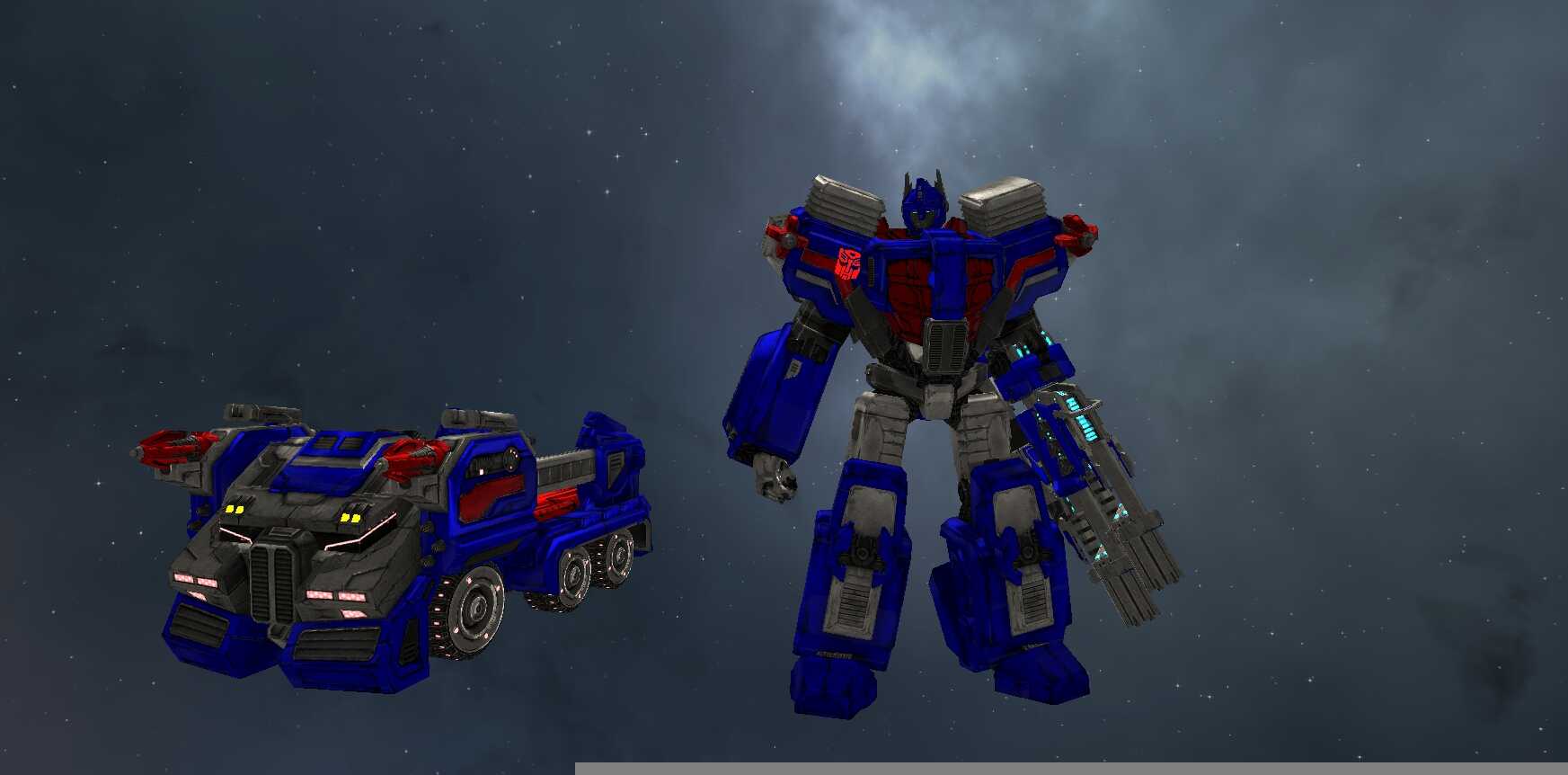 Transformers: Fall Of Cybertron - Ultra Magnus (Visemes, Full Body, 1 Texture, Emmission, Transformation, Weapon Toggles)