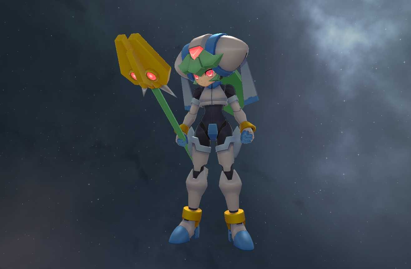 Mega Man ZX - Pandora (Full Body, Visemes, 2 Textures, Emmissi