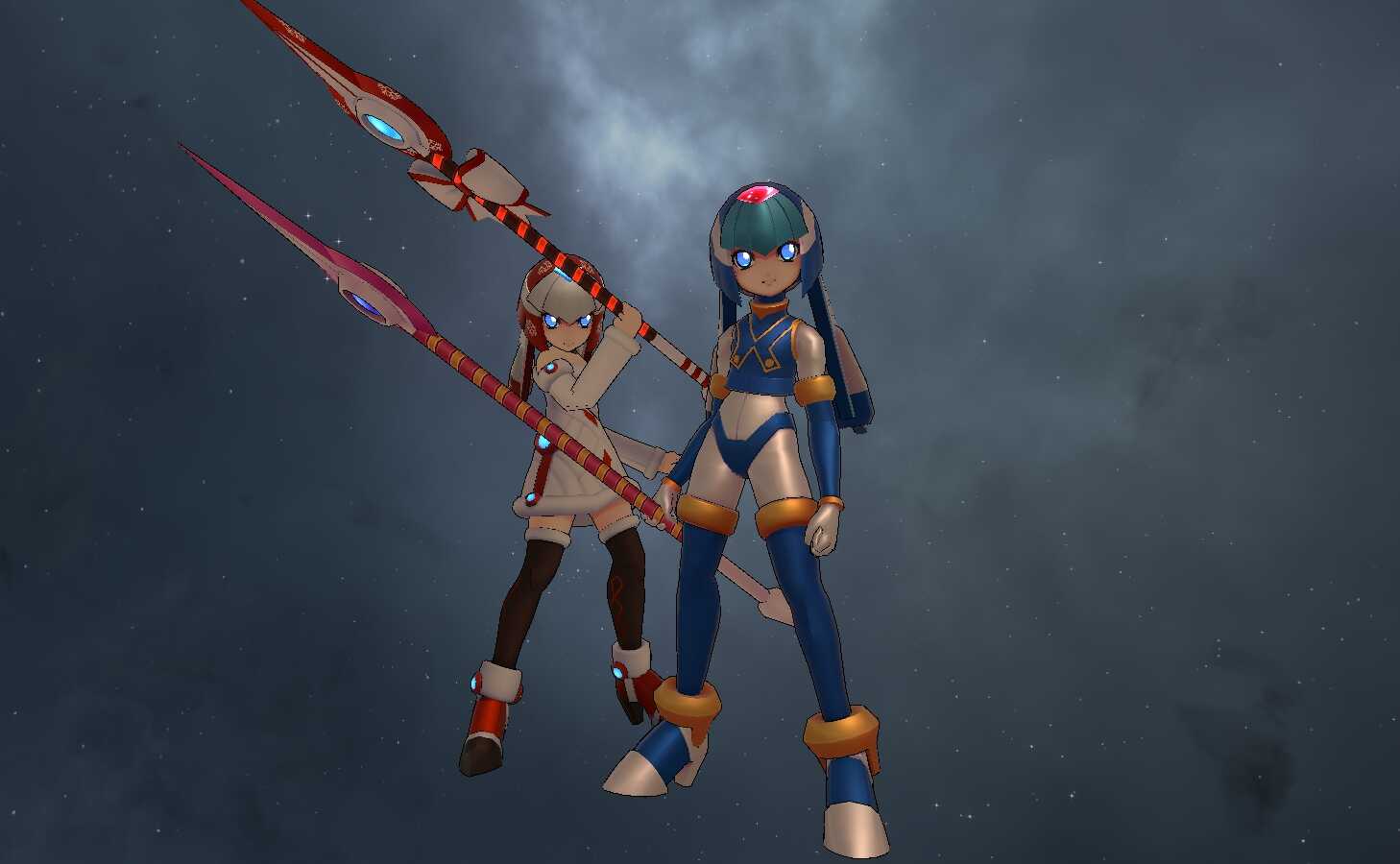 Mega Man Zero - Leviathan (Fullbody, Visemes, Emmission, 1 Texture, 2 Spears, 2 Outfits)