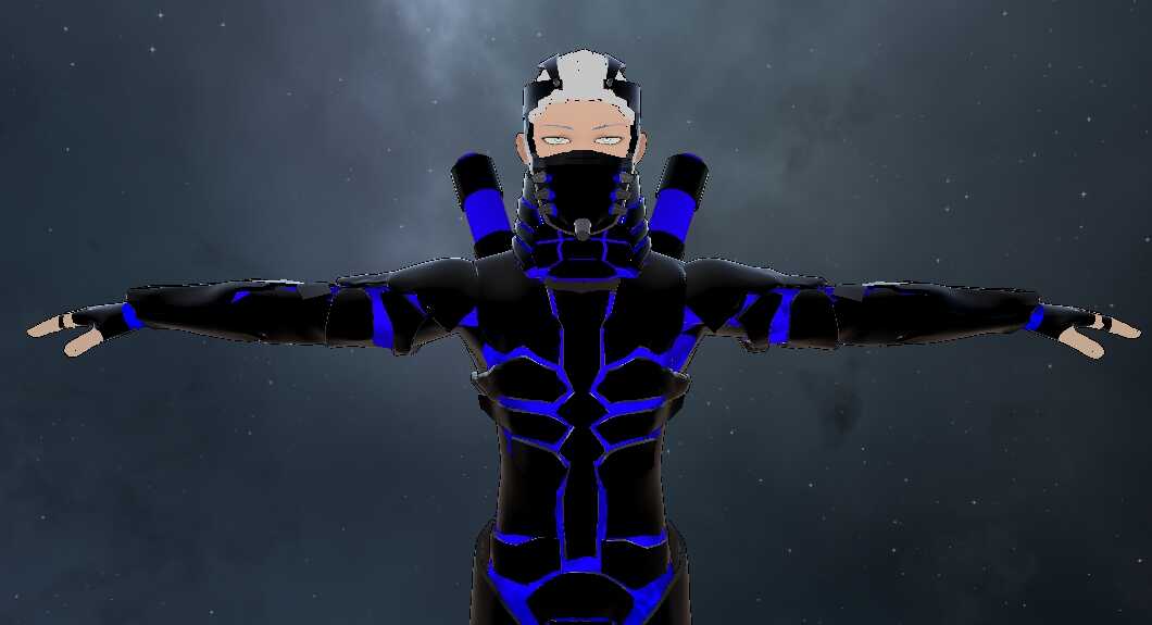 My Hero Academia: Heroes Rising - Nine (Full Body, Visemes, Eye Tracking, 1 Texture, Dynamic Bones)