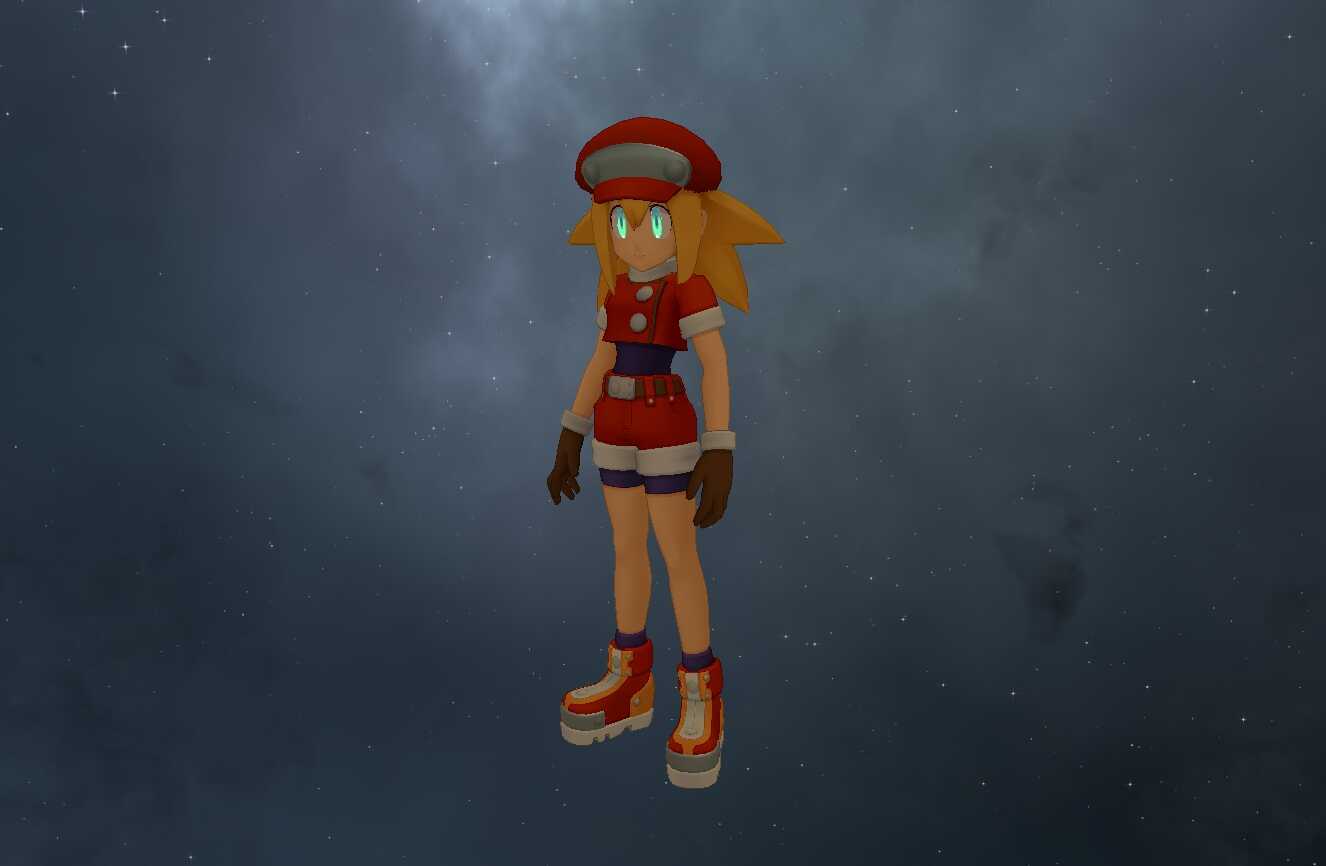 Mega Man Legends -Roll Casket (Full Body, Visemes, Emmission, Pencil and Note Pad Toggles)