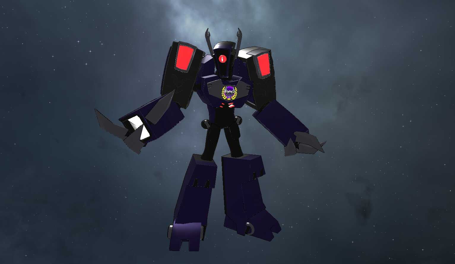 Transformers: Animated - Shockwave (Eye Tracking, Full Body, 1 Texture, Emmission)
