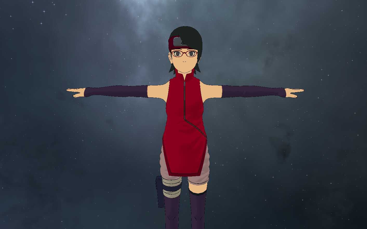 Naruto: Shinobi Striker - Sarada Uchiha (Fullbody, Visemes, 1 Texture)