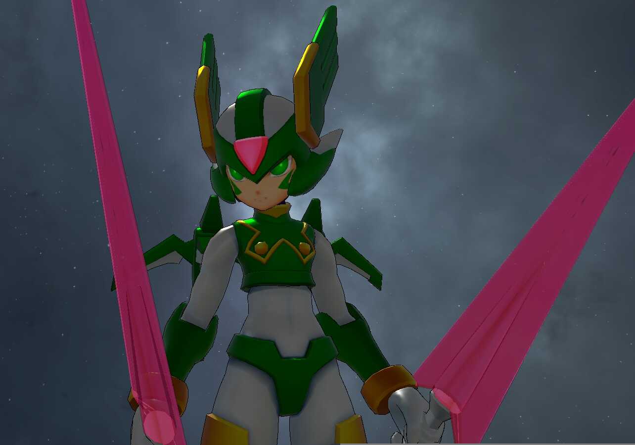 Megaman Zero - Harpuia (Fullbody, Flight, Hilt to Blade Blendshapes, Animations, Visemes)
