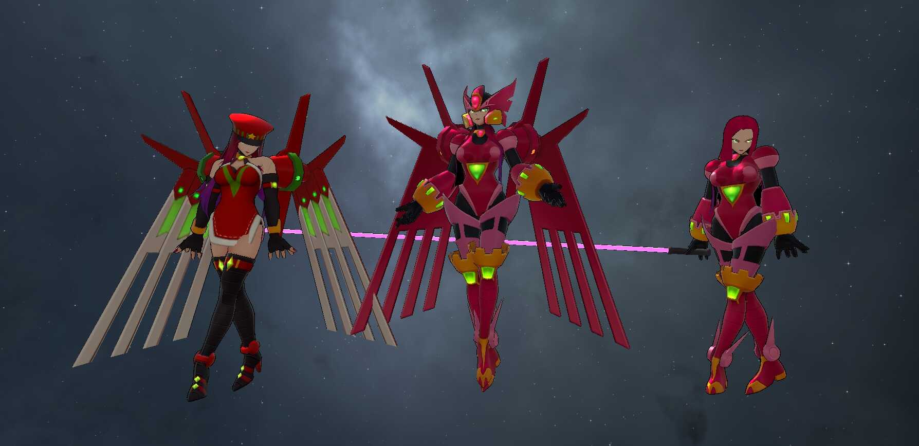 Mega Man X Command Mission -  Ferham (1 Tex, 2 Outfits, Full Body, Visemes, Dynamics, Weapon Toggle, Flight)