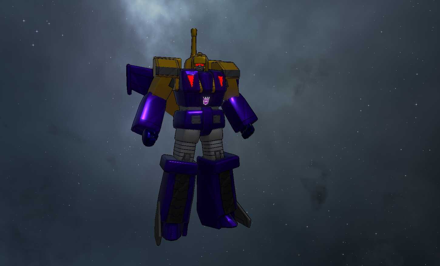 Transformers - Blitzwing (Fullbody, Transforms, Visemes, Dynamic Bones, 1 Texture, Emmission Map) (Avatar 3.0)