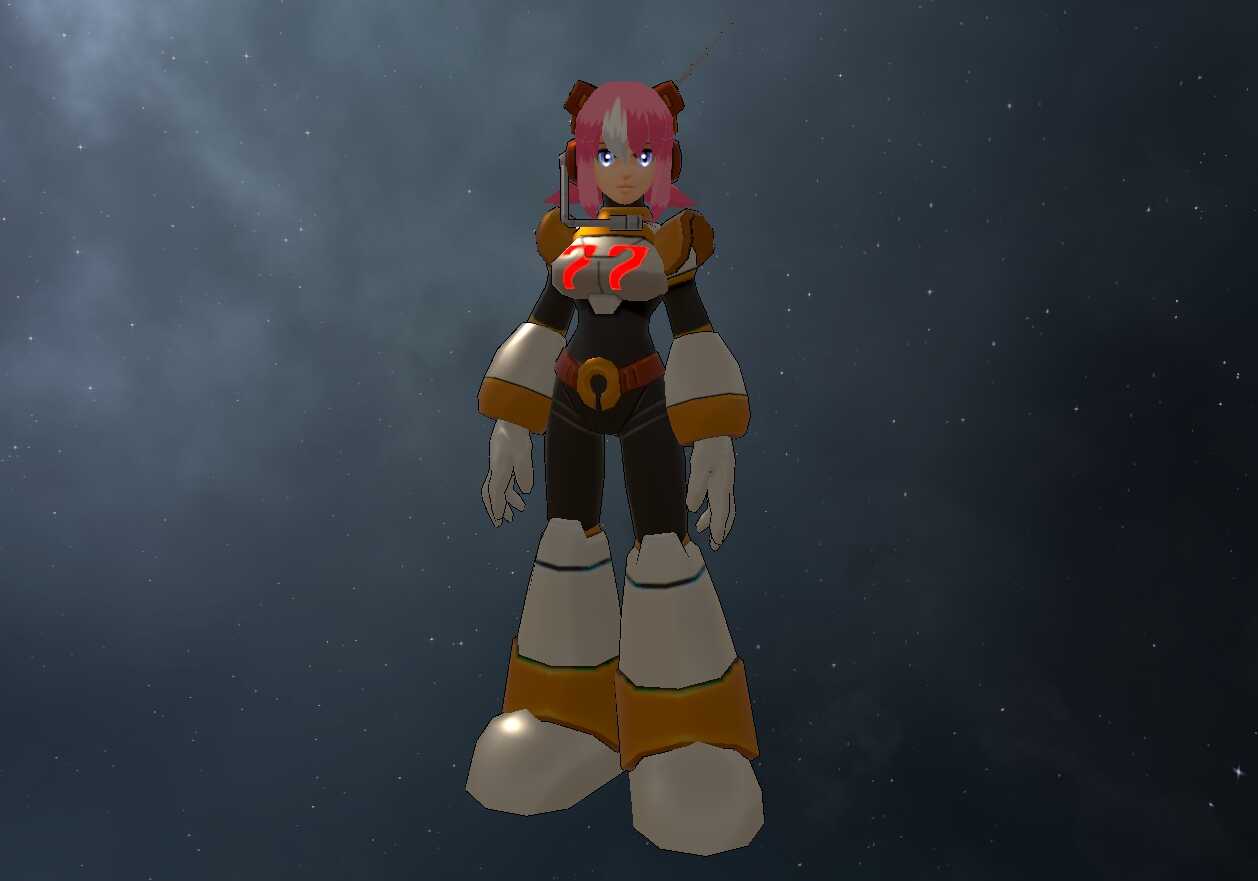 Mega Man X Command Mission - Nana (1 Texture, Full Body, Visemes, Emmission, Dynamic Bones) (3k Polys)
