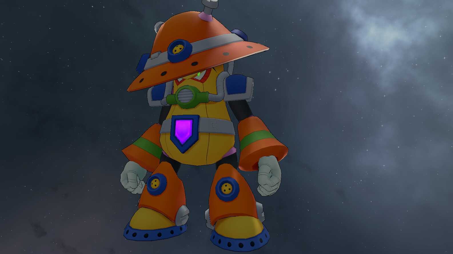 Mega Man X - Split Mushroom (Full Body, Eye Tracking, 1 Texture, Emmission, 7K polys)