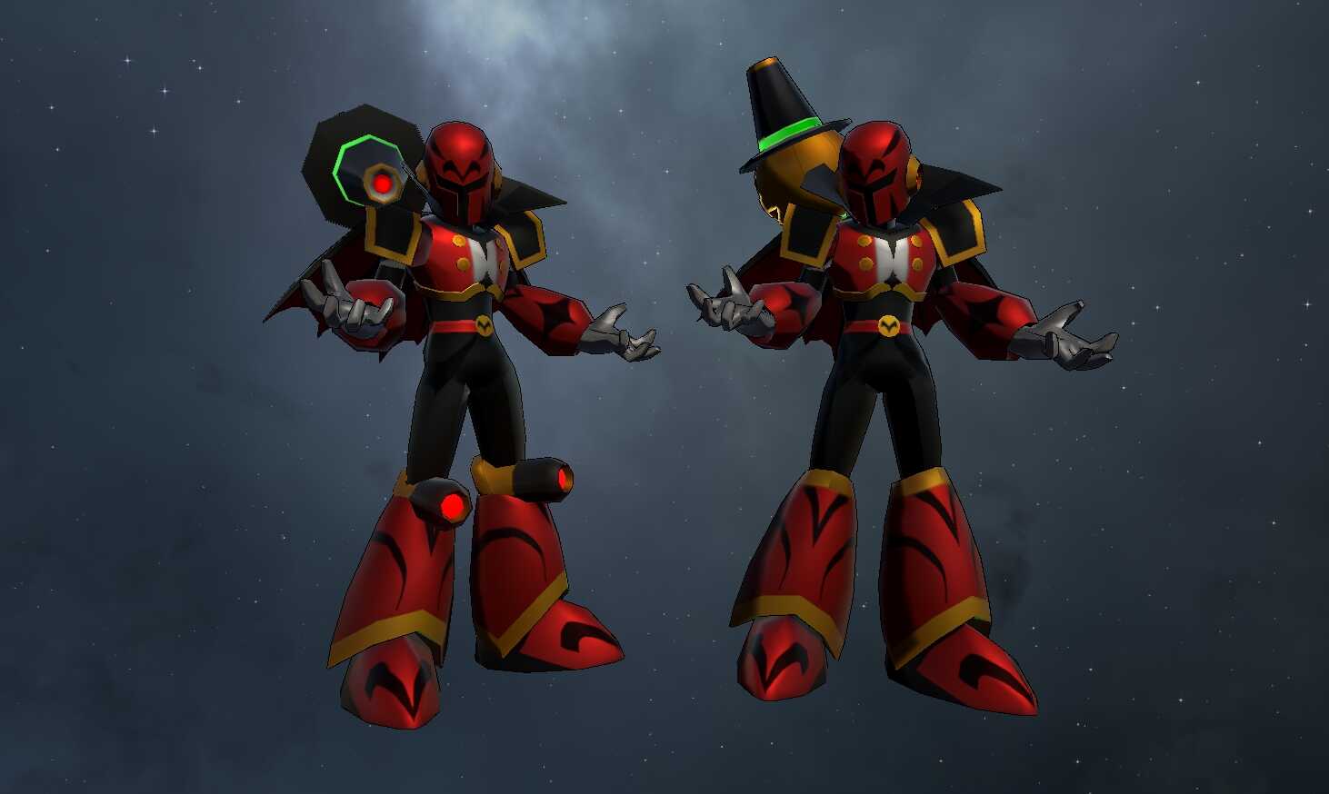 Megaman X - Halloween Vile  (Full Body, Emmission, 1 Texture, Dynamic Bones, Knee Cannon and Shoulder Cannon Toggles)