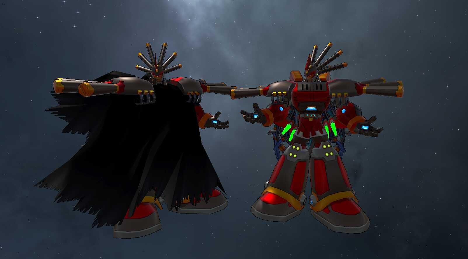 Mega Man X Command Mission - Epsilon (2 textures, Full Body, Visemes, Emmission, Form Changes)