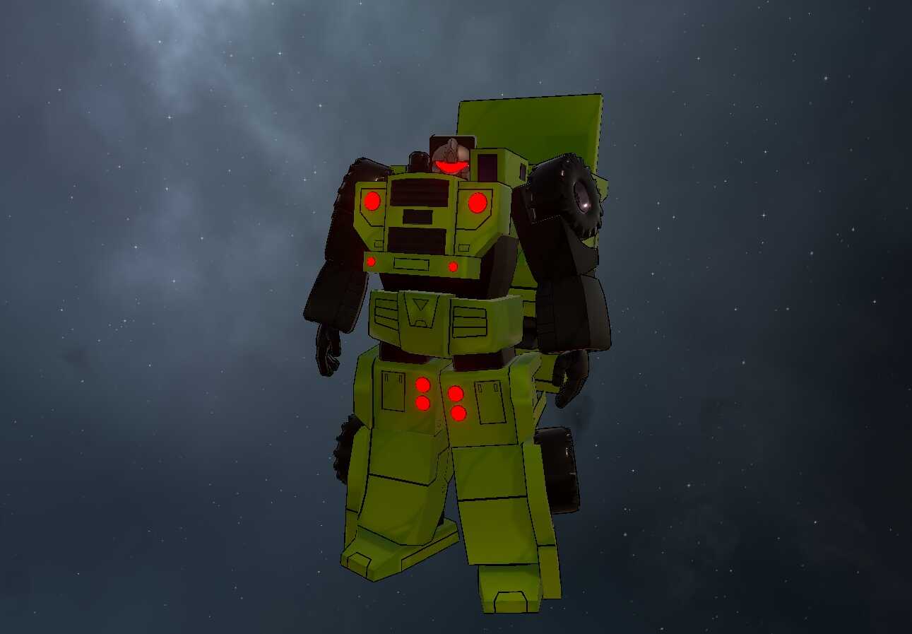 Transformers - Longhaul (Fullbody, Transforms, Visemes, Dynamic Bones, 1 Texture, Emmission Map) (Avatar 3.0)