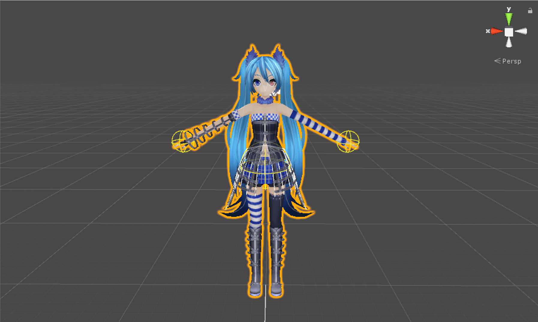 Rolling Stone Miku (Visemes, dynamic bones, eye tracking)