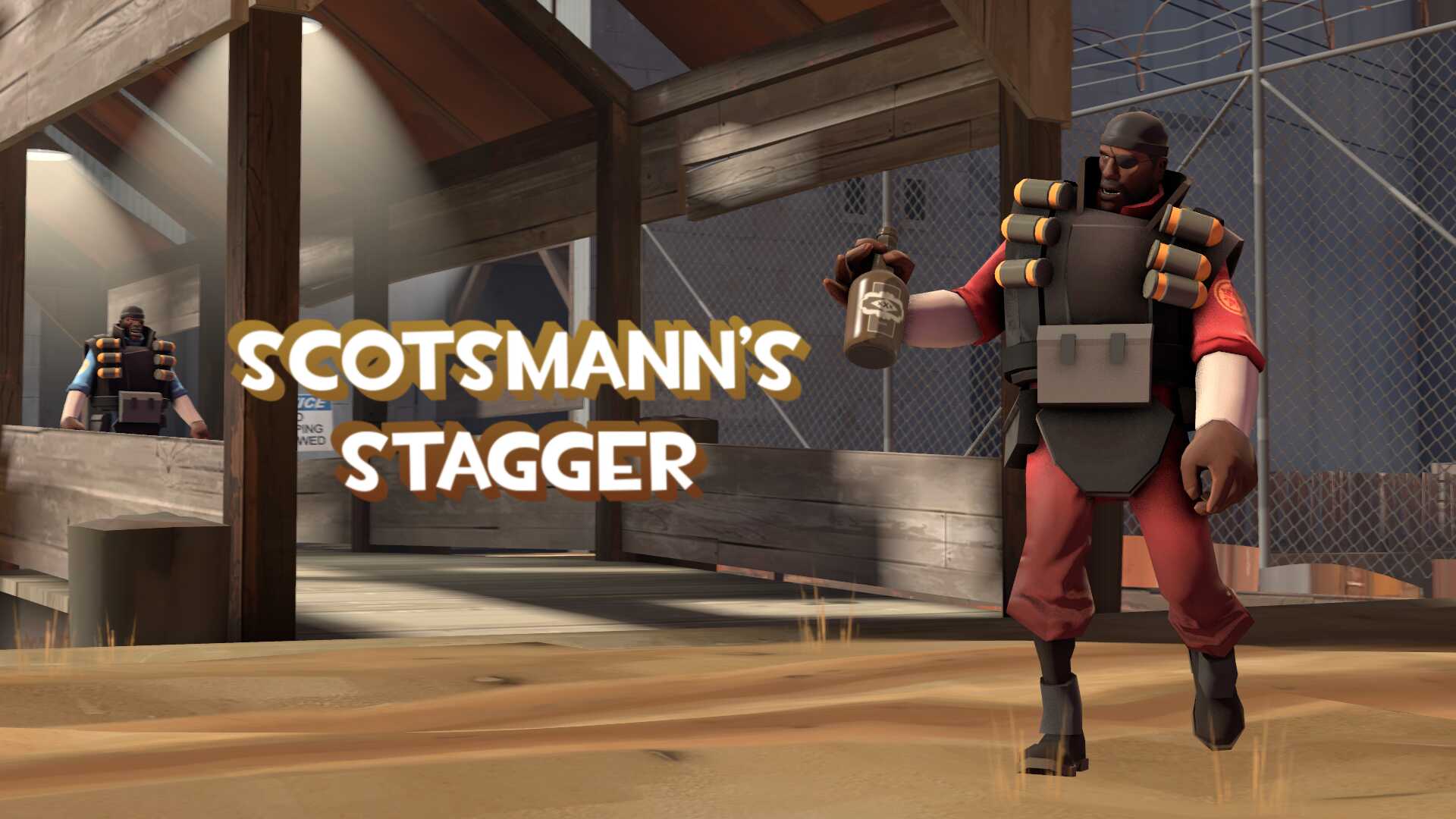 THE SCOTMANN'S STAGGER TAUNT/EMOTE FROM THE GAME TEAM FORTRESS 2