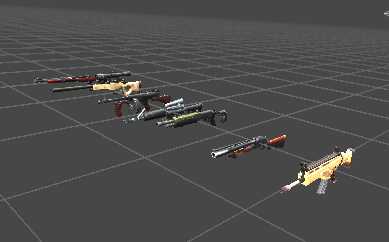 Fortnite Guns+ with Shooting Particles