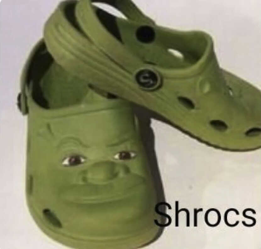 shrocs the Shrek crocs