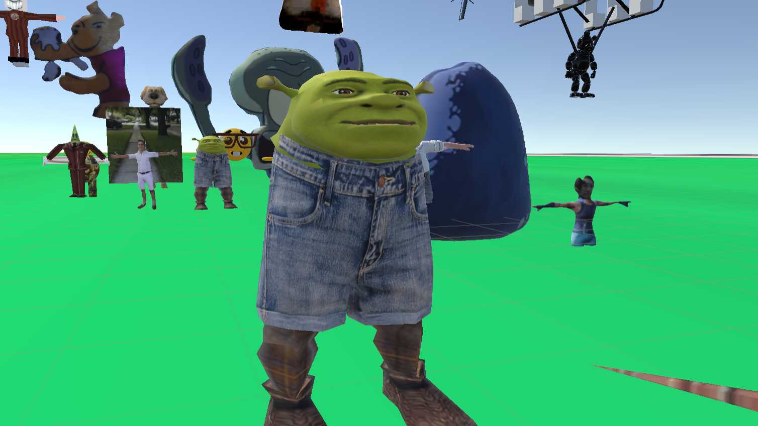 shrek with pants v2