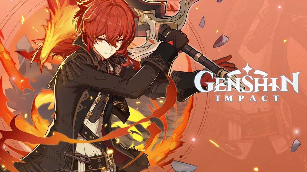 Genshin Impact - Diluc (gestures, dynamic bones)