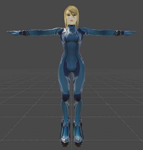 Samus but she's actually thicc, with jiggle physics