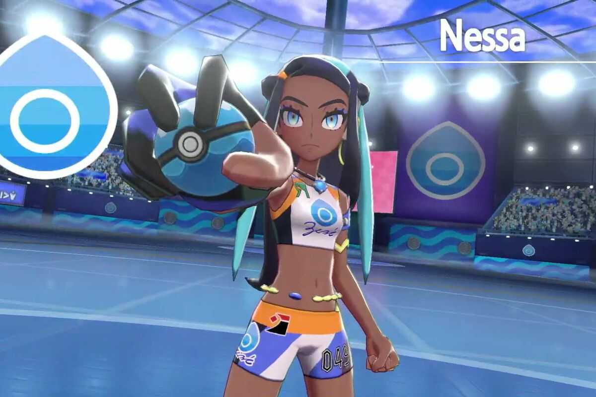 Pokémon Sw/Sh - Nessa (eye tracking, visemes)