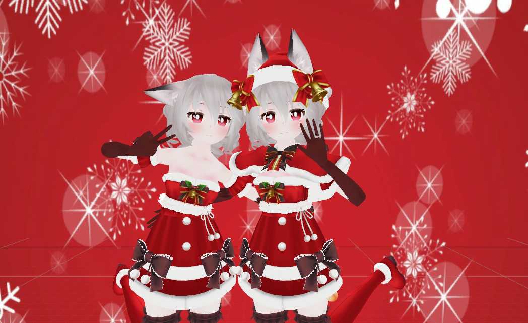 Christmas Ukons (Dynamic Bones, Gestures, Eye Tracking, TailWag)