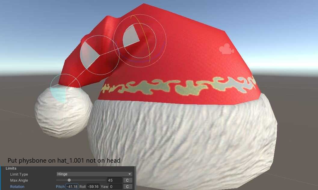 Christmas hat (with Phys Bones)
