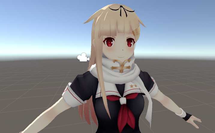 Yuudachi (4 Gestures, Dynamic Bones, Emotes)