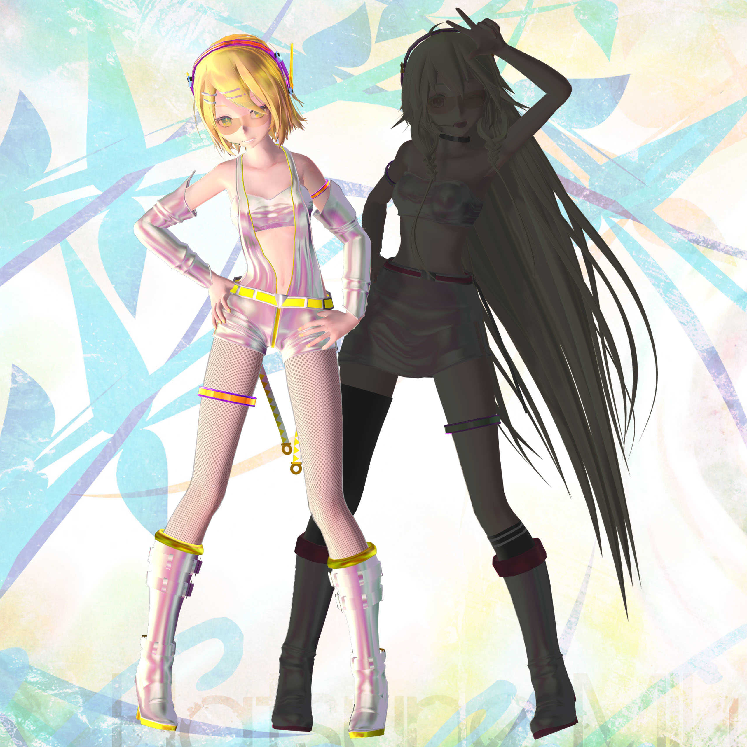 TDA Rin HS {Lip Sync, Eye Track, 5 Emotes & Modded SDK}