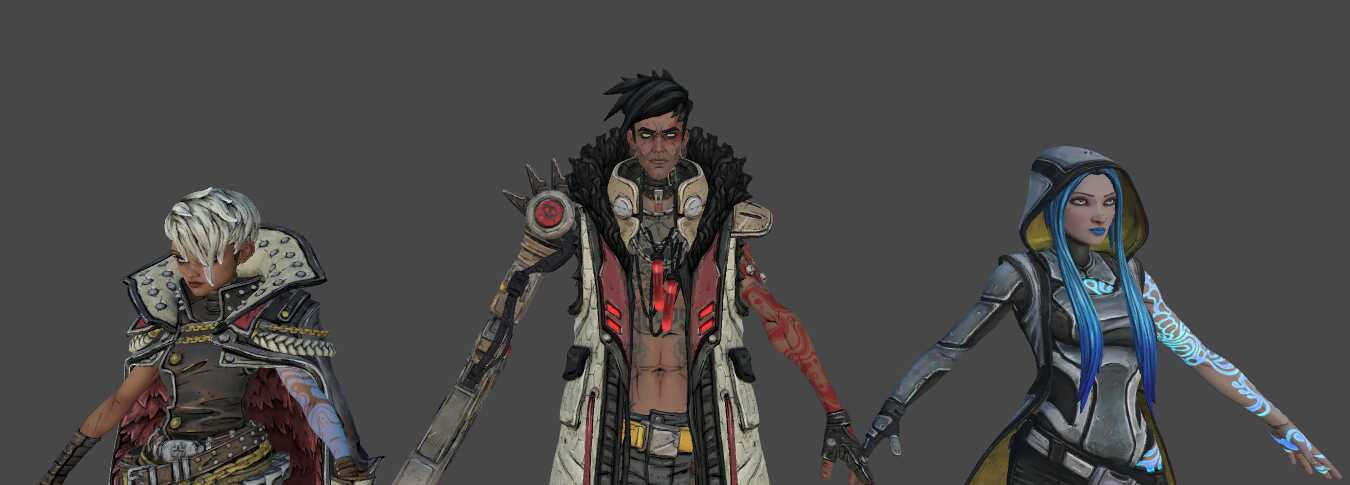 Borderlands 3 Troy,Tyreen and Maya