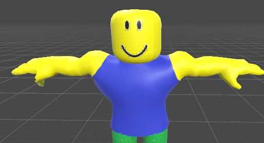 Roblox Noob model (Fixed)