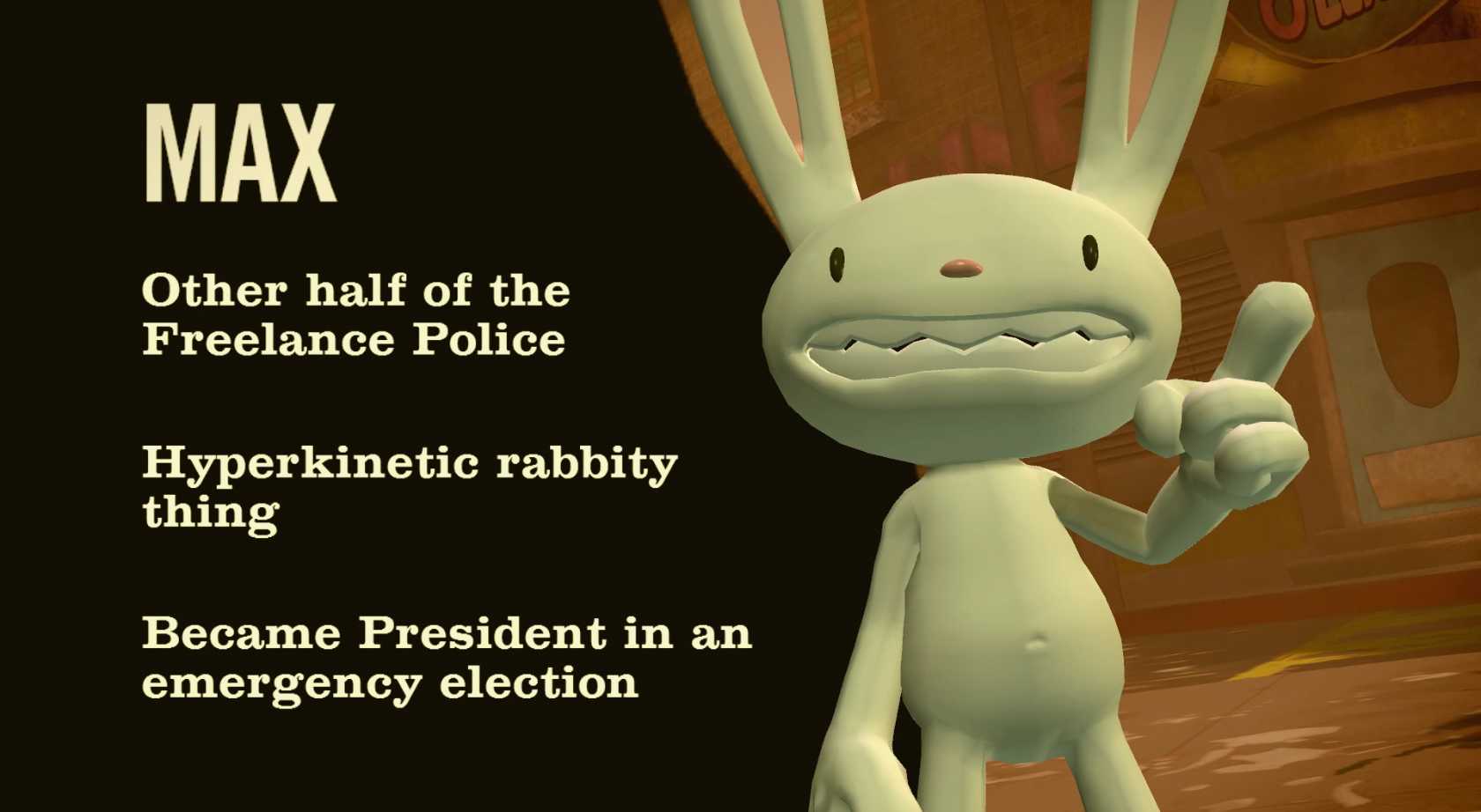 Sam & Max: Max (somewhat fixed)