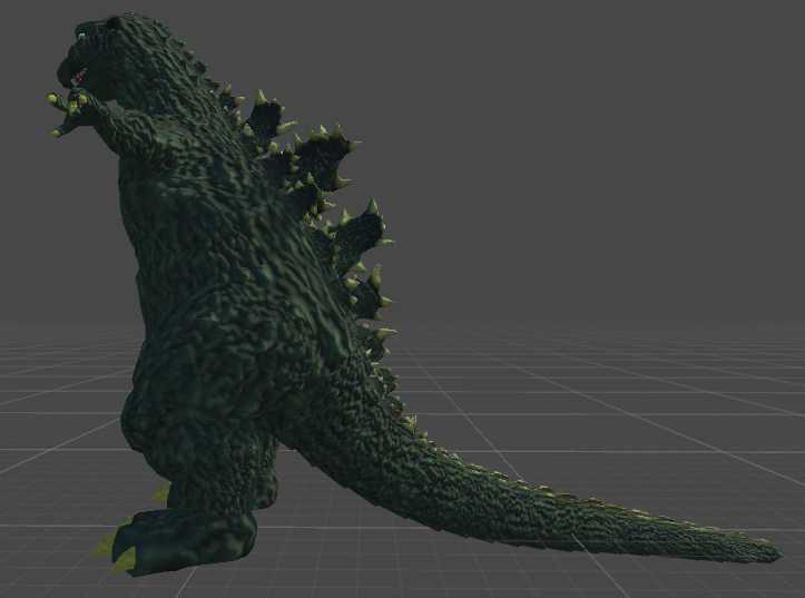 Godzilla 1954 Green (5 ft)