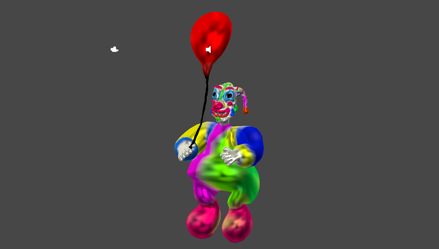 clown (balloon interaction)