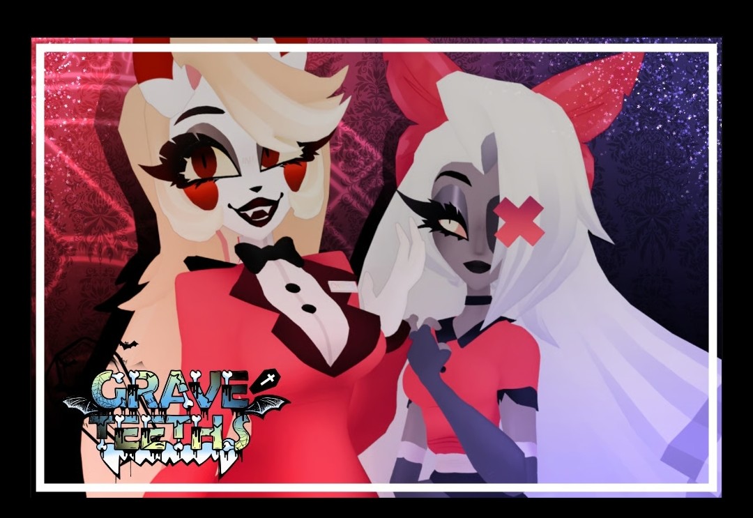 Chaggie (Charlie & Vaggie From Hazbin Hotel)