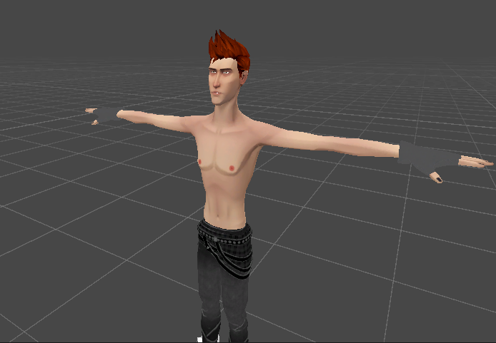 shirtless Nikeii