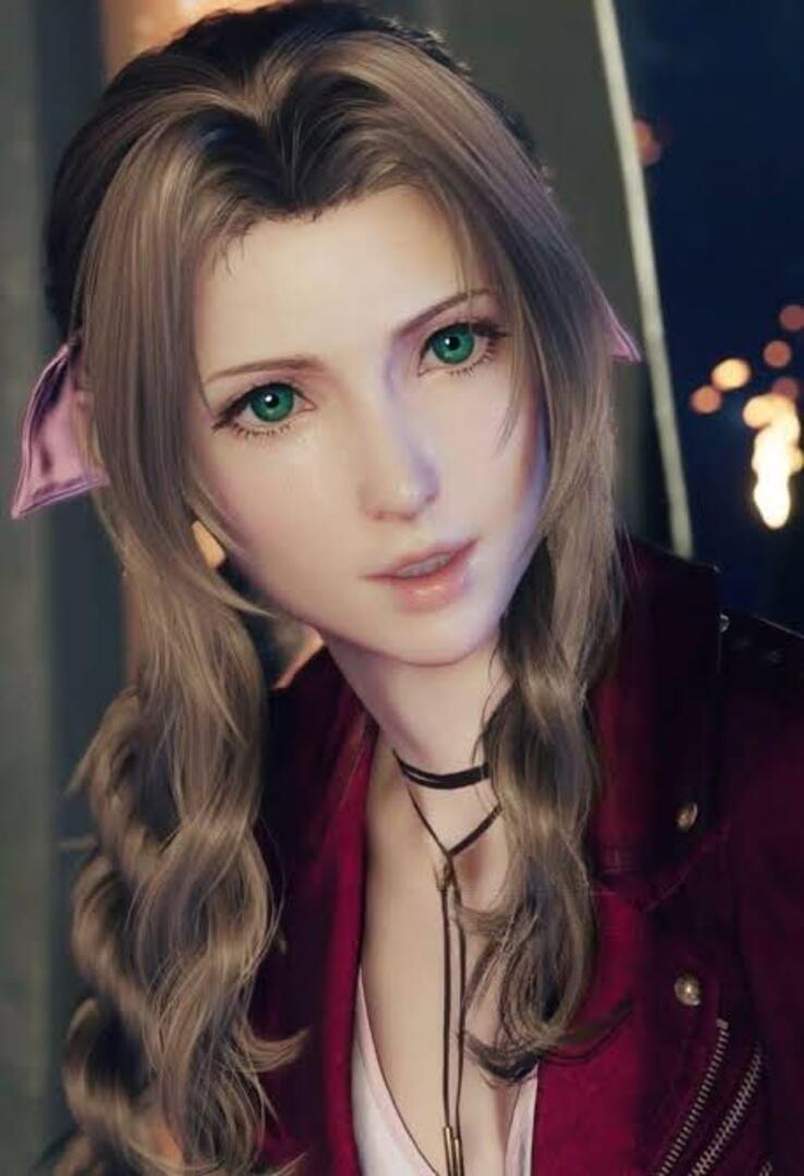 Aerith in dress