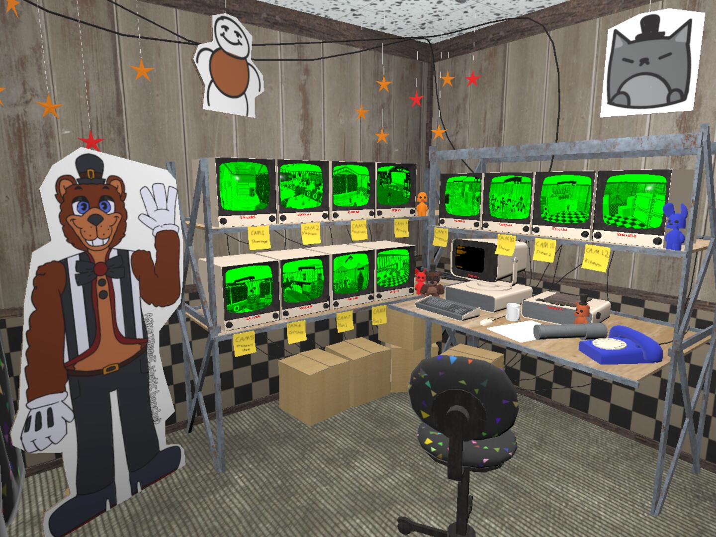 Stylized Fnaf Map V2