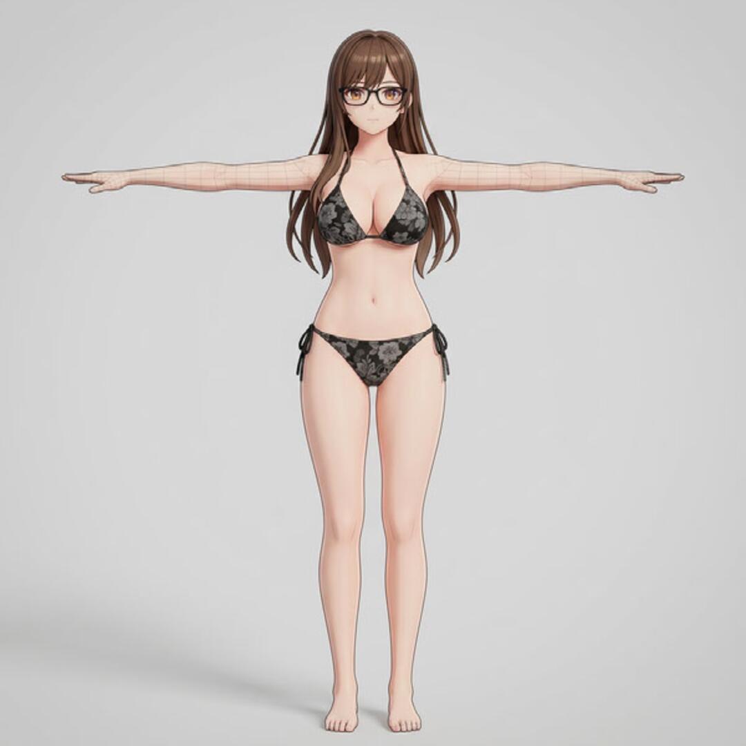 Cute animated women 