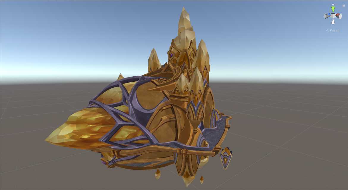 World of Warcraft: Exodar Spaceship (bling version)