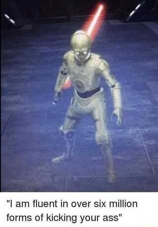 C-3PO (with lightsaber and singularity engine)  Screenshot